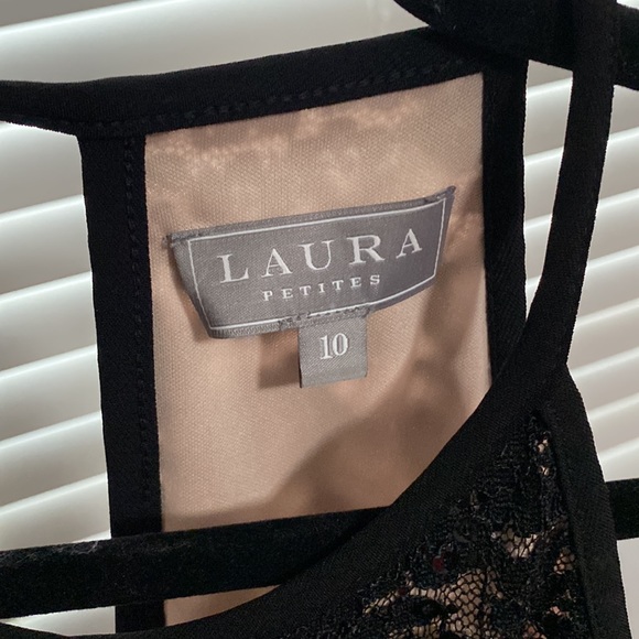 LAURA Evening Dress Midi Size 10 Petites - Picture 5 of 5